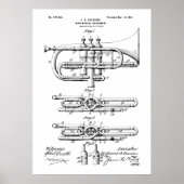 Wind Musical Instrument Patent Poster (Voorkant)