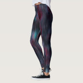 Wind- of regeneffect op wijnkleur leggings (Links)