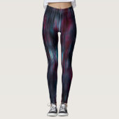 Wind- of regeneffect op wijnkleur leggings (Voorkant)