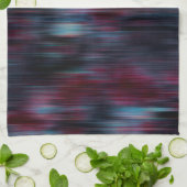 Wind- of regeneffect op wijnkleur theedoek (Gevouwen)