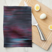 Wind- of regeneffect op wijnkleur theedoek (Quarter Fold)