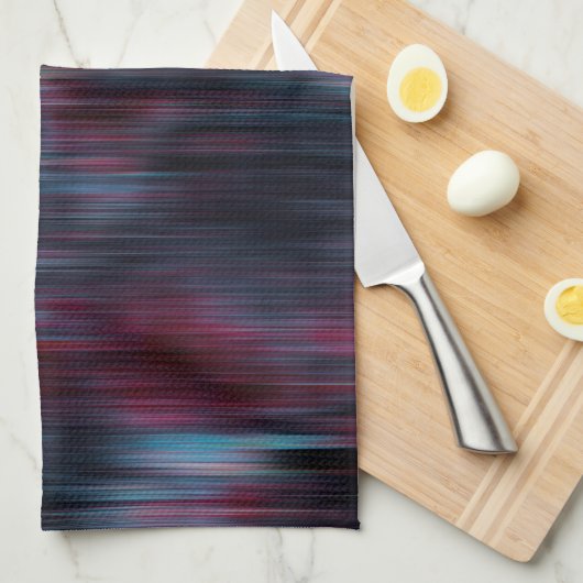 Wind- of regeneffect op wijnkleur theedoek (Quarter Fold)