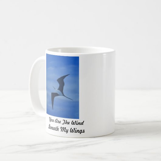 Wind onder mijn Mok van Wingen (Voorkant links)