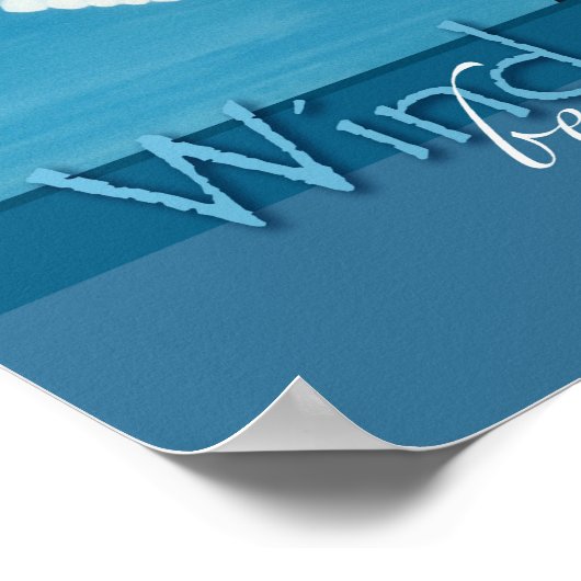 Wind onder mijn vleugels 11 x 14 poster (Hoek)