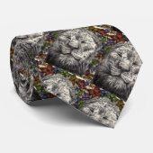 Wind Onder Mijn Vleugels Leeuw Vlinder Dieren Kuns Stropdas (Opgerold)