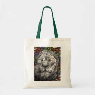 Wind onder mijn vleugels Leeuw Vlinders Dierenkuns Tote Bag