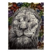 Wind onder mijn vleugels Lion Butterfly Wildlife A Perfect Poster (Voorkant)