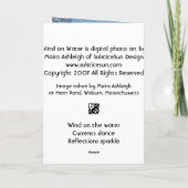 Wind op het water kaart (Achterkant)