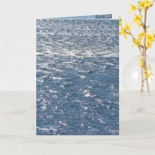 Wind op het water kaart (Gele Bloem)