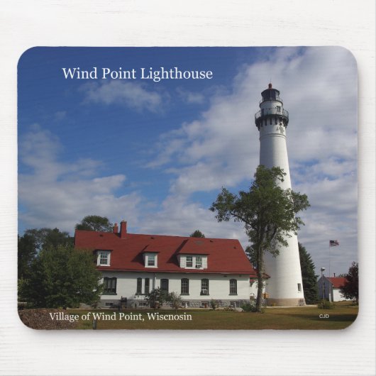 Wind Point Lighthouder muispad Muismat (Voorkant)