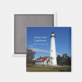 Wind Point Lighthouse magnet (Voorkant / Achterkant)