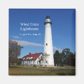 Wind Point Lighthouse magnet (Voorkant)