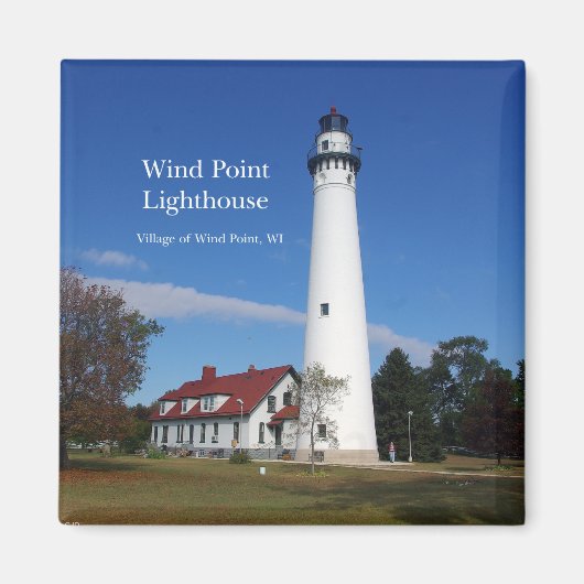 Wind Point Lighthouse magnet (Voorkant)