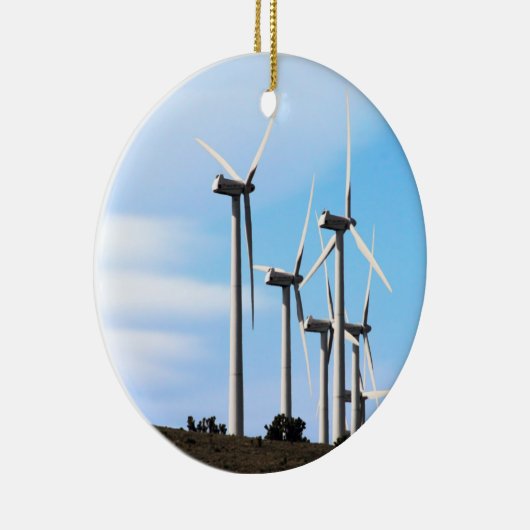 Wind Power Mojave Tehachapi Wind Boerderij Keramisch Ornament (Rechts)