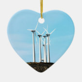 Wind Power Mojave Tehachapi Wind Boerderij Keramisch Ornament (Voorkant)