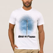 WIND POWER TURBINE-T-SHIRT T-SHIRT (Voorkant)