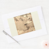 wind rechthoekige sticker (Envelop)