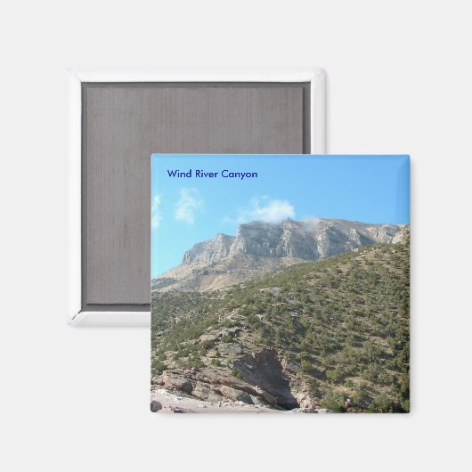 Wind River Canyon magneet (Voorkant / Achterkant)