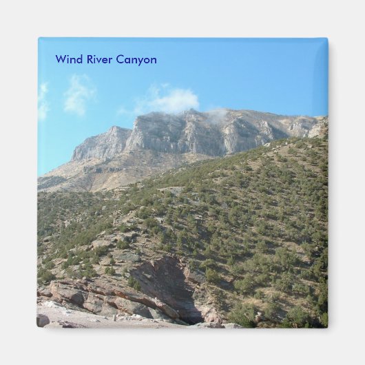 Wind River Canyon magneet (Voorkant)