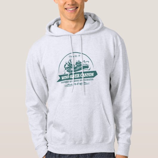 Wind River Canyon (rafting 2) Hoodie (Voorkant)