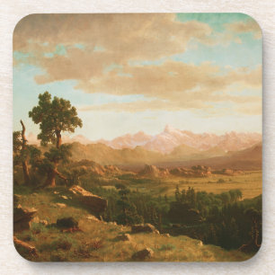 Wind River Country - Albert Bierstadt Bier Onderzetter