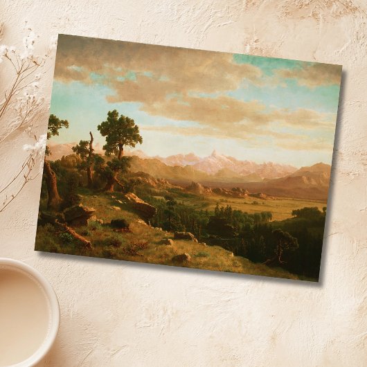 Wind River Country - Albert Bierstadt Briefkaart