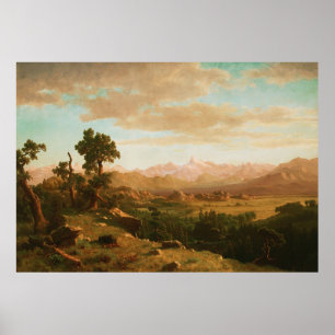 Wind River Country - Albert Bierstadt Poster