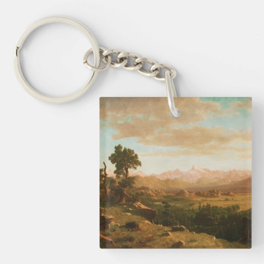Wind River Country – Albert Bierstadt Sleutelhanger (voorkant)