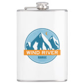 Wind River Mountain Range Heupfles (Voorkant)