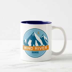Wind River Mountain Range Tweekleurige Koffiemok