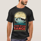 Wind River Range Mountains Wyoming T-shirt (Voorkant)