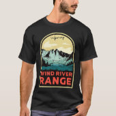 Wind River Range Mountains Wyoming T-shirt (Voorkant)