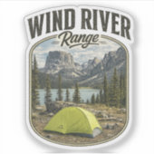 Wind River Range Vinyl Sticker -> Wind River Range (Voorkant)