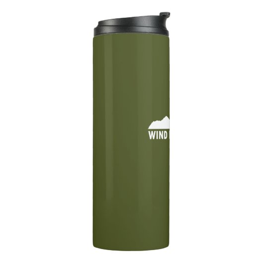 Wind Rivers alsjeblieft Thermosbeker (Gedraaid links)