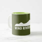 Wind Rivers alsjeblieft Tweekleurige Koffiemok (Voorkant links)
