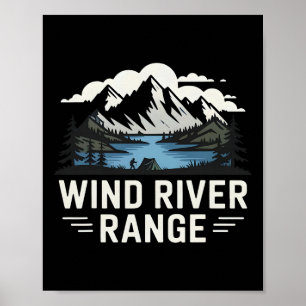 Wind Rivers Range Wandelen Kamperen Klimmen Wilder Poster