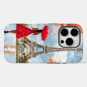 Wind Romance Paris Chic Walk Case-Mate iPhone Case (Achterkant (horizontaal))
