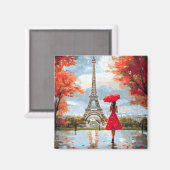 Wind Romance Paris Chic Walk Magneet (Voorkant / Achterkant)