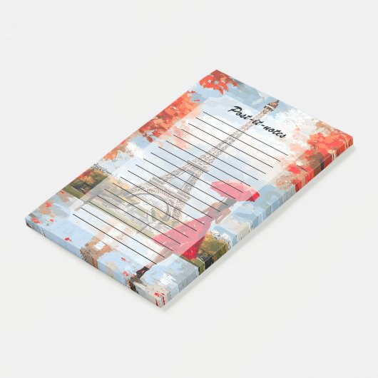 Wind Romance Paris Chic Walk Post-it® Notes (Schuin)