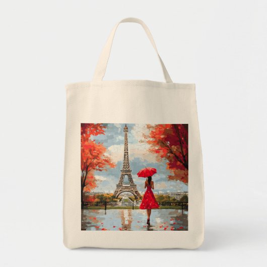 Wind Romance Paris Chic Walk Tote Bag (Voorkant)