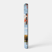 Wind Romance Paris Chic Wandel iPhone Hoesje (Linkerkant)