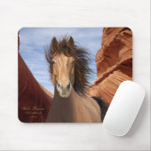 "Wind Runner" Wild Stallion Horse mousepad Muismat (Met muis)