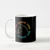 Wind Shadow River Star Thunder Sky Cat katachtige Koffiemok (Links)