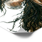 Wind Song Horse van Bihrle Poster (Hoek)