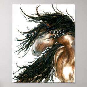 Wind Song Horse van Bihrle Poster