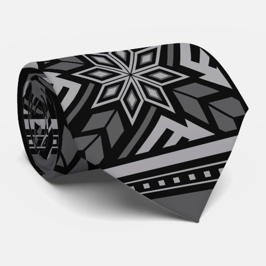 Wind Spirit Black Stropdas (Opgerold)