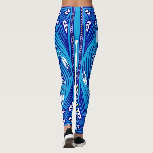Wind Spirit Blue Leggings (Achterkant)