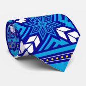 Wind Spirit Blue Stropdas (Opgerold)