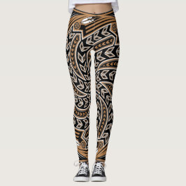 Wind Spirit Brown Leggings