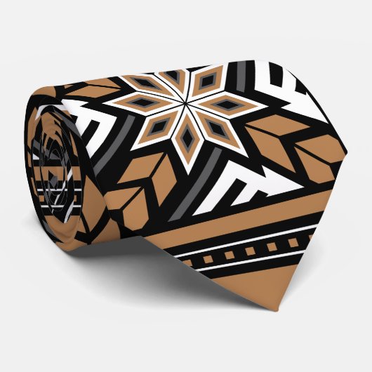 Wind Spirit Brown Stropdas (Opgerold)